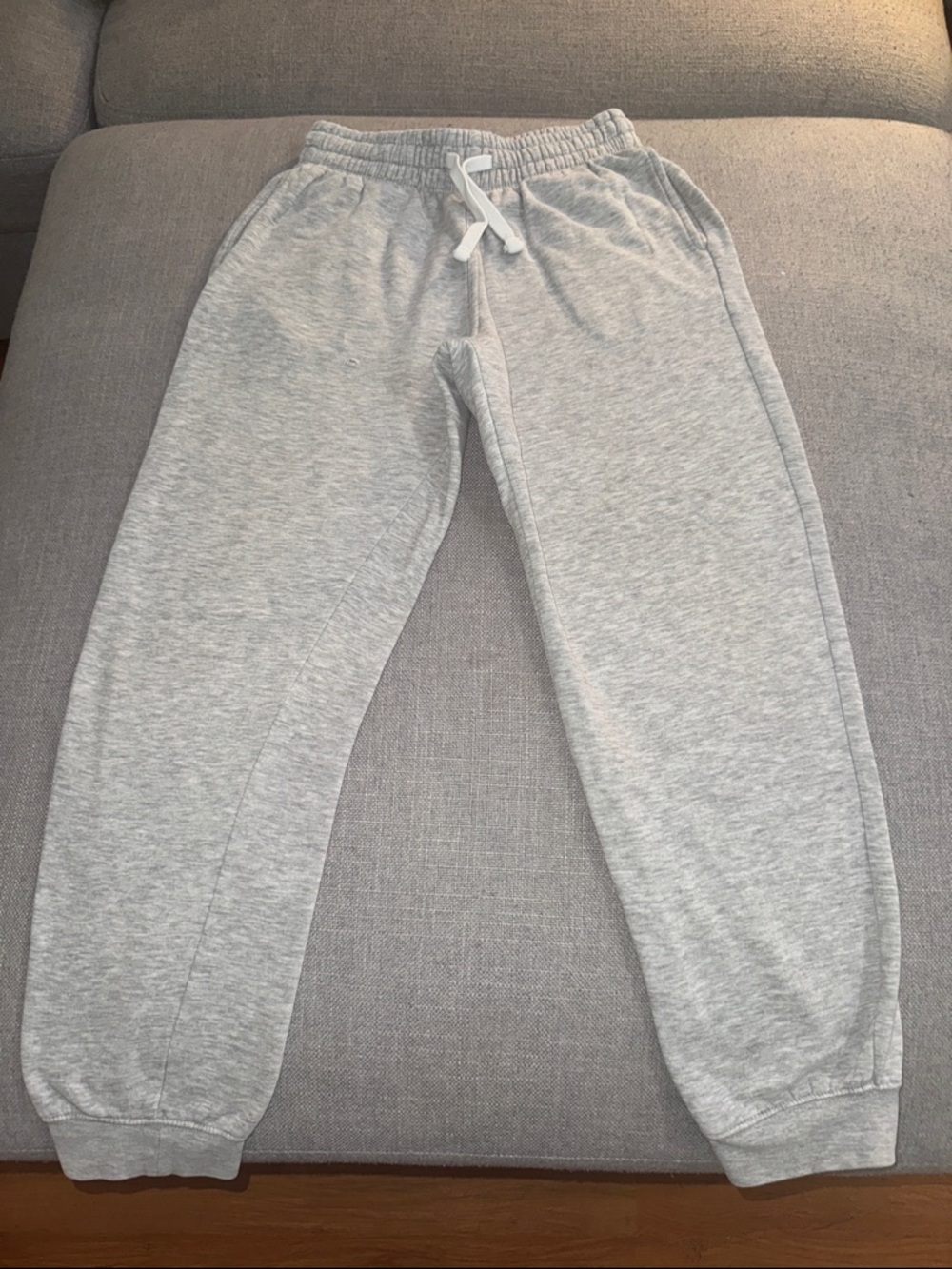 H&M Light Gray Elastic Waist Sweatpants Size XS Men’s